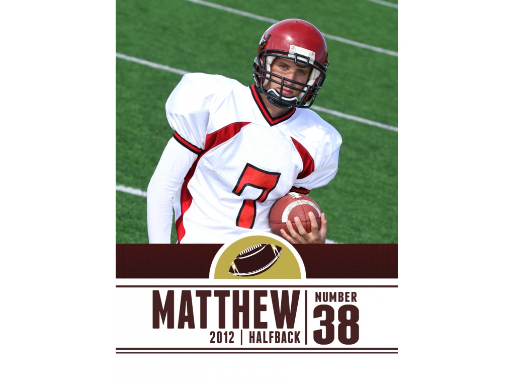 Football Trading Card Templates Free