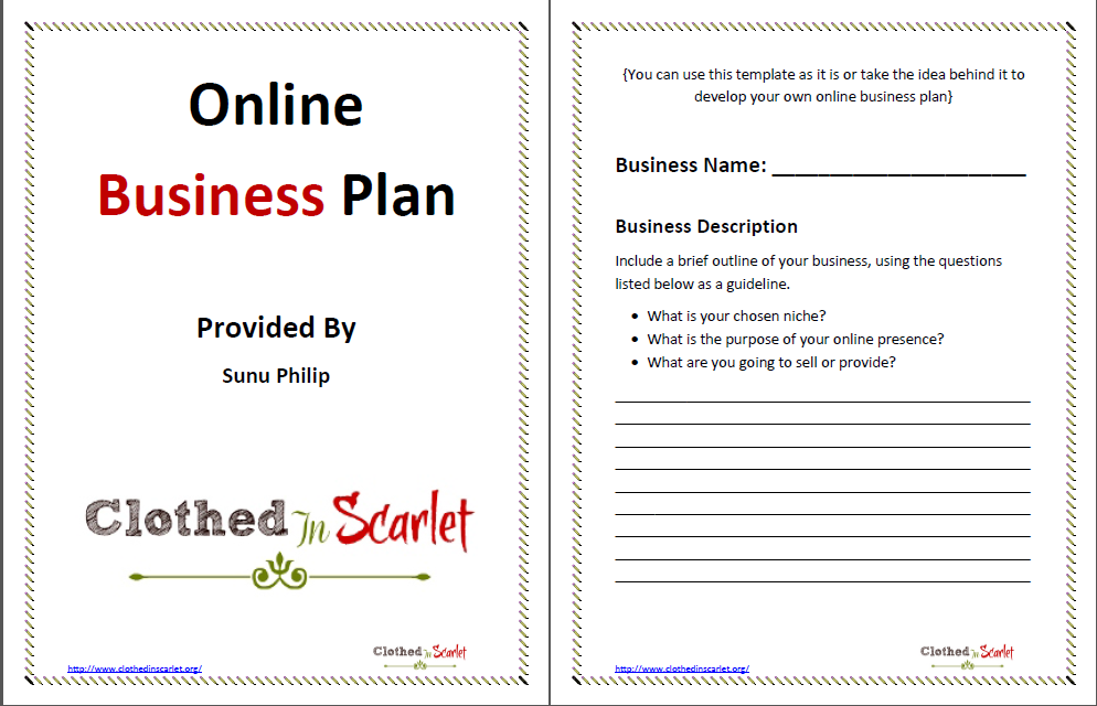 15 Design Business Plan Templates Images