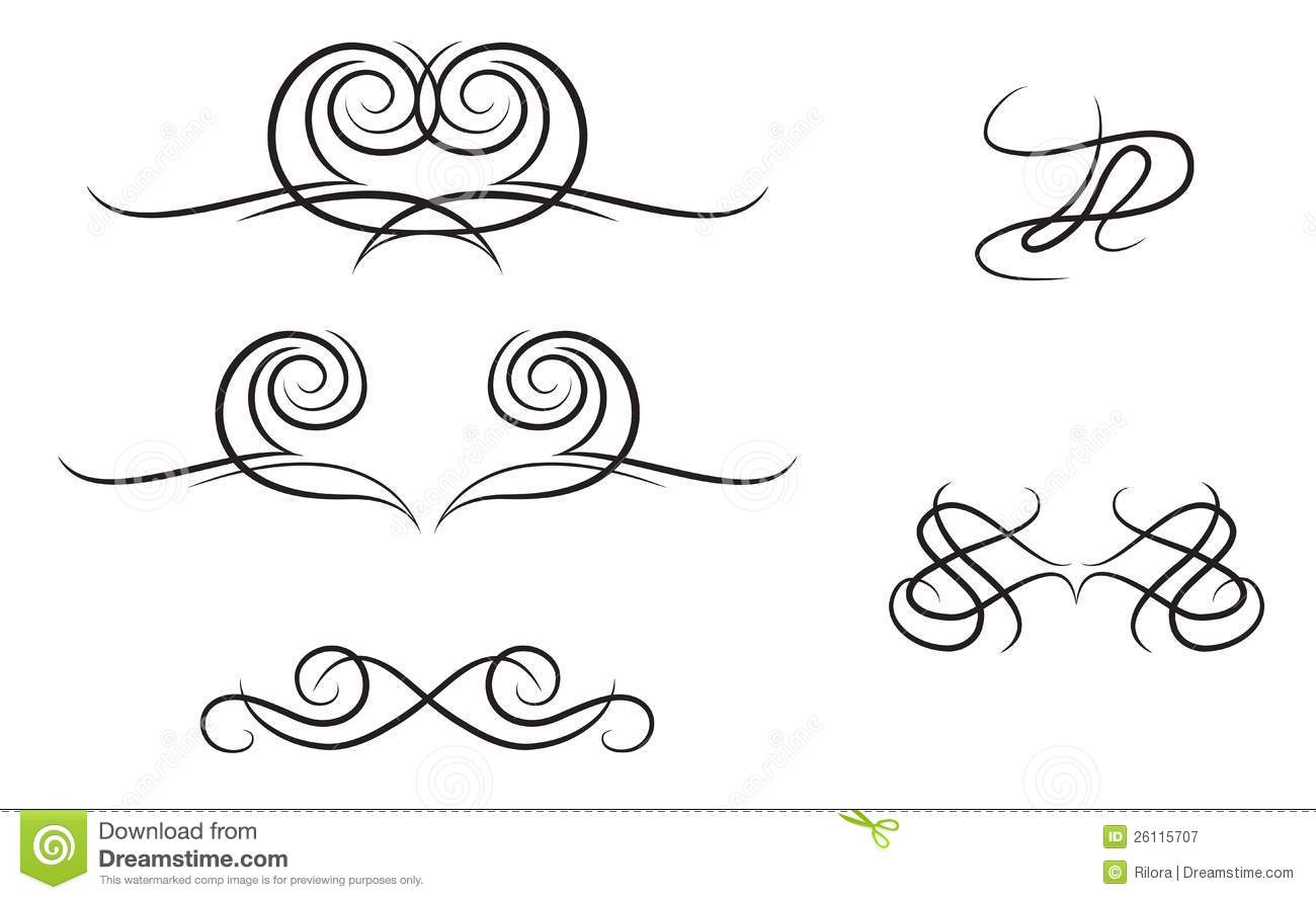 Free Calligraphic Elements