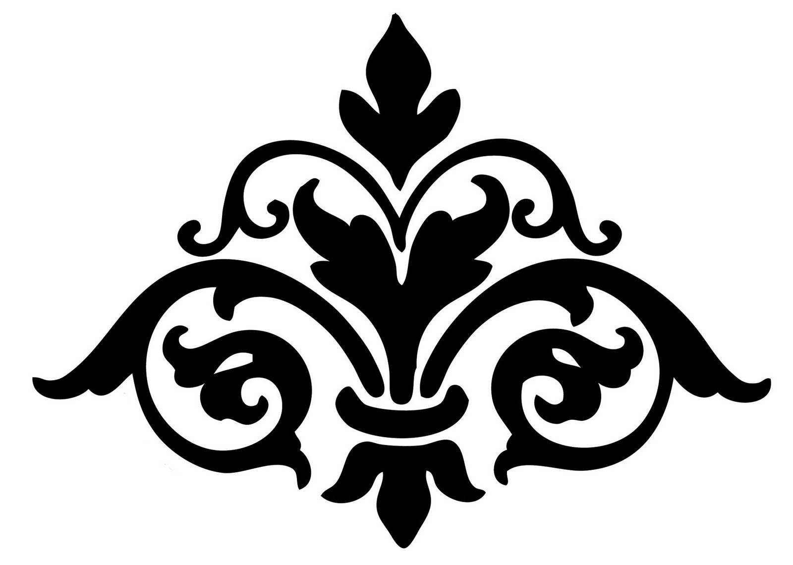 Free Damask Clip Art