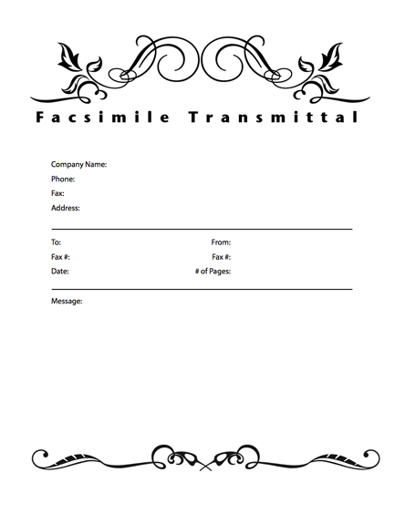 Free Fax Cover Sheet Template Word