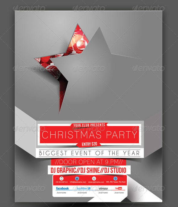 Free Holiday Flyer Templates