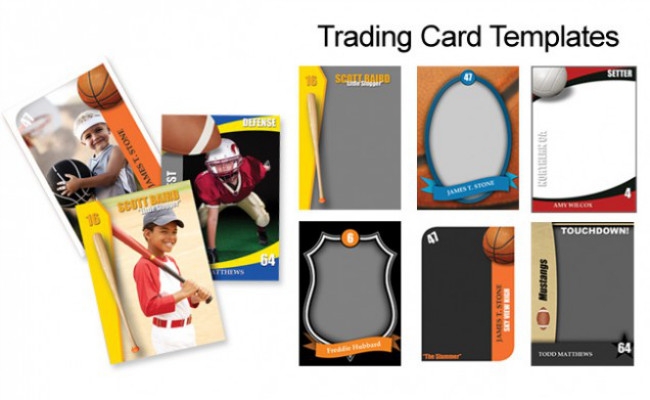 Free Trading Card Template Photoshop