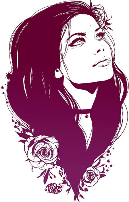 11 Artsy Girl Vector Images