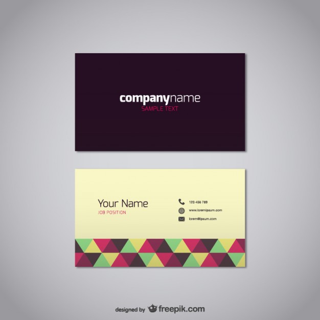 Free Vector Business Card Templates