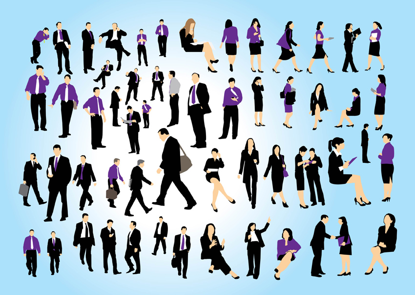 Free Vector Business People