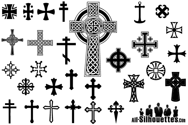 Free Vector Crosses