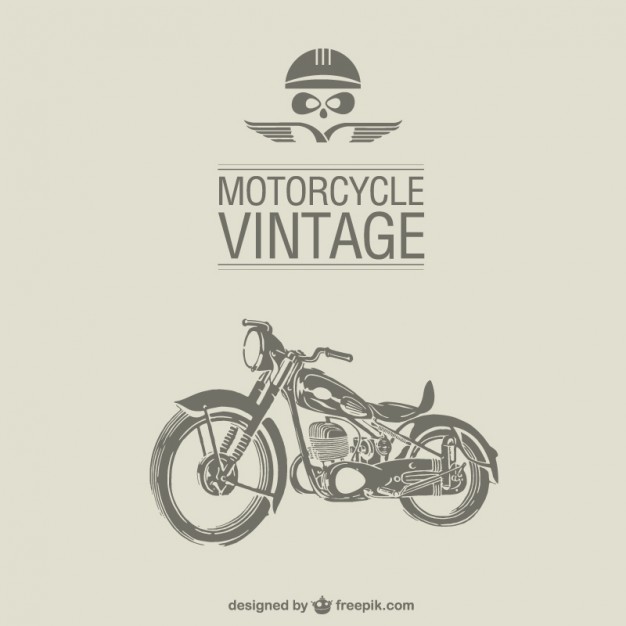 Free Vector Retro Motorcycle