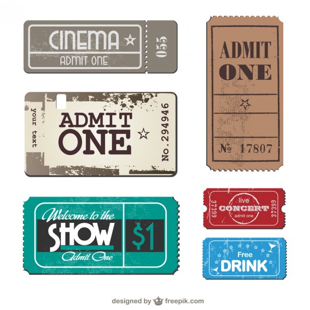 Free Vector Ticket Template
