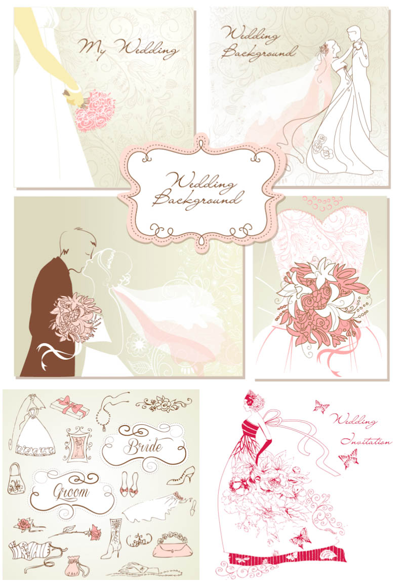 Free Wedding Background Designs
