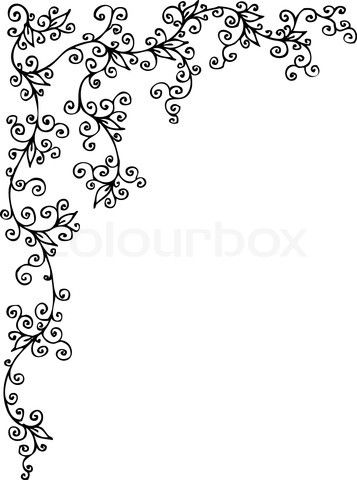 Free Wedding Corner Scroll Clip Art