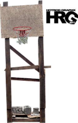 Ghetto Basketball Hoop