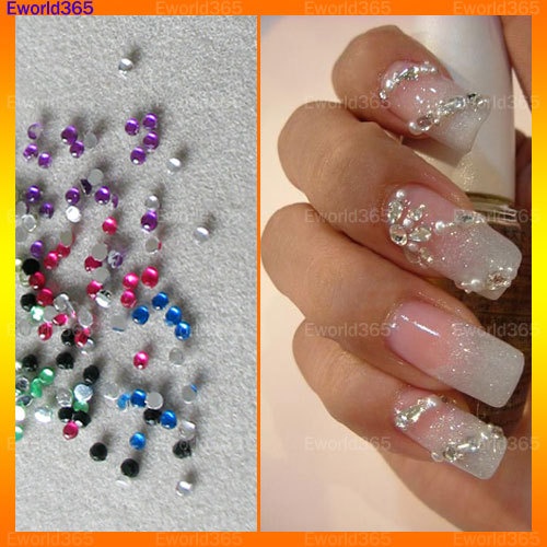 Glitter Tip Nail Decoration