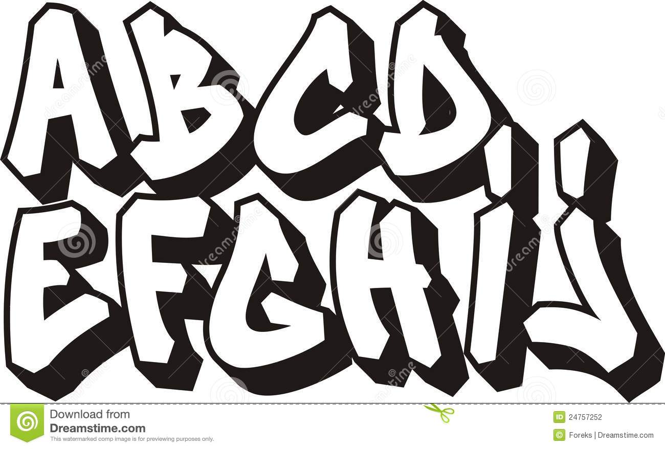 Graffiti Font Styles Alphabet