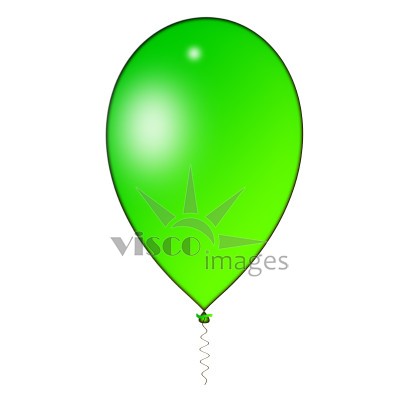 Green Balloons Clip Art