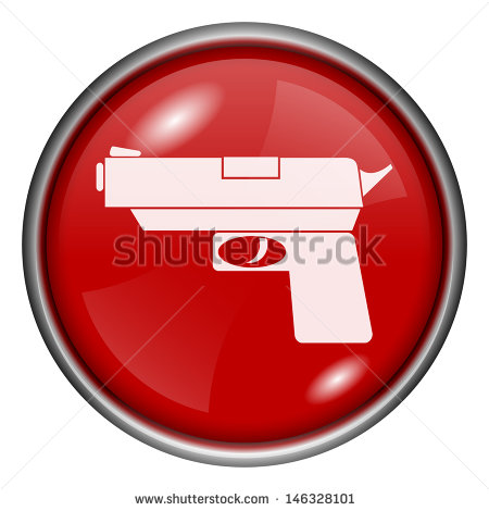 Gun Logos with Red Background