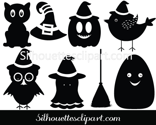 Halloween Silhouette Clip Art