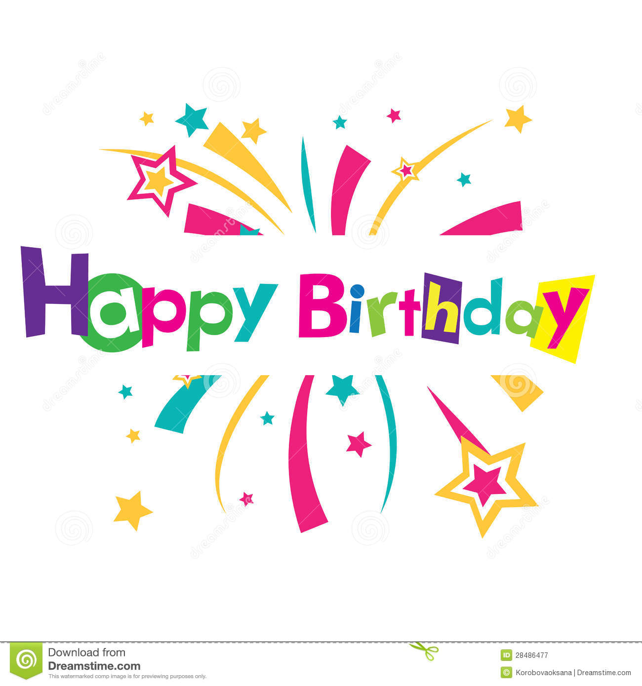 Happy Birthday Vector Happy Birthday Vector