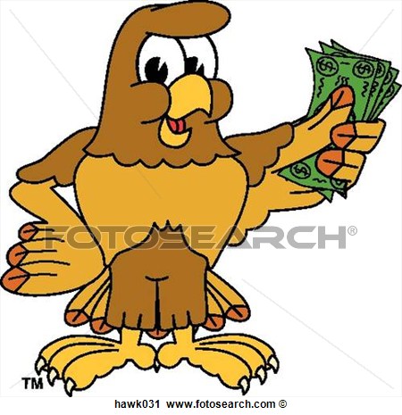 Hawk Mascot Clip Art