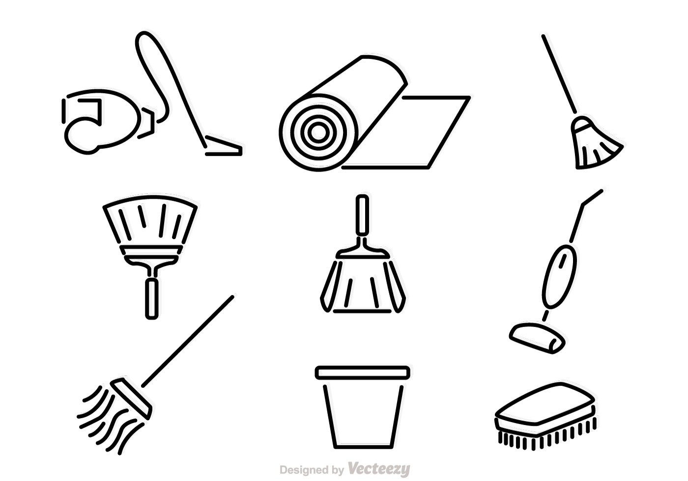 House Cleaning Vector Art Free