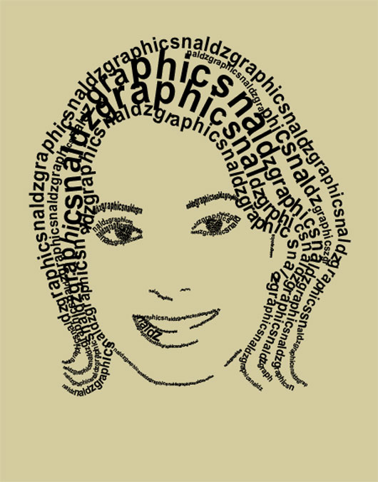 How to Create a Text Portrait