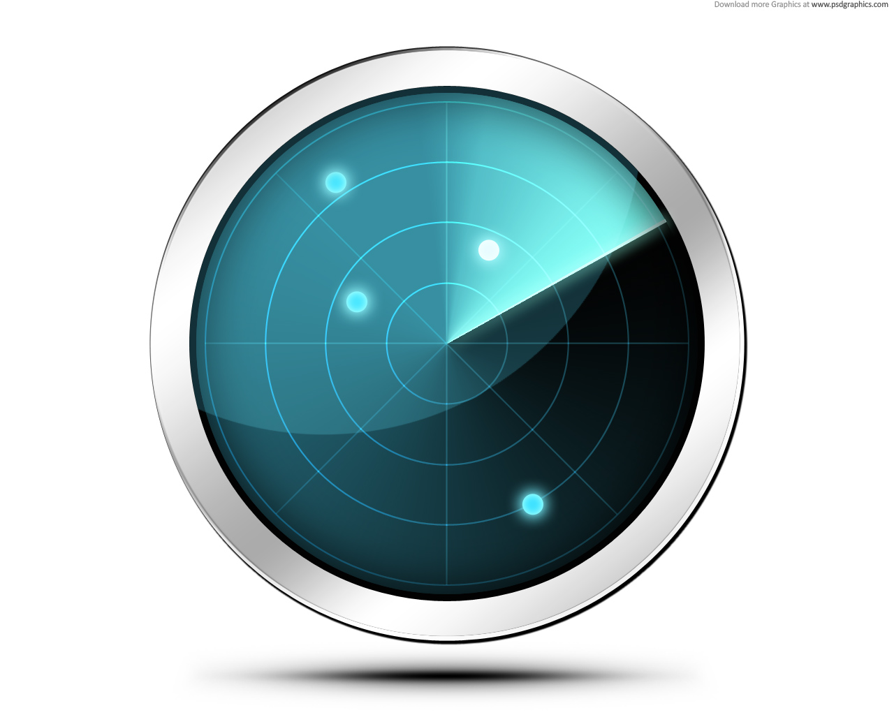 10 Radar Icon PSD Images