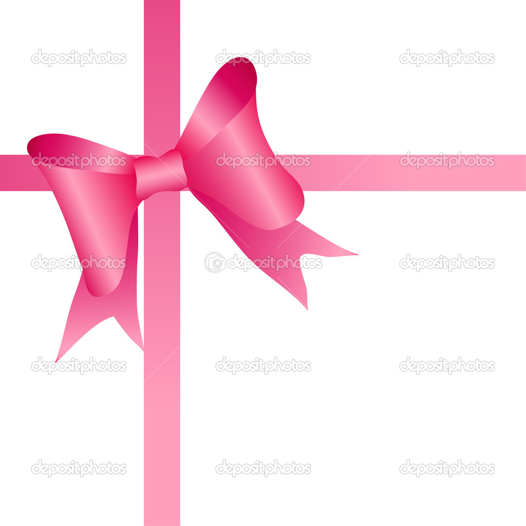 Illustration Pink Bows Illustration Pink Bows