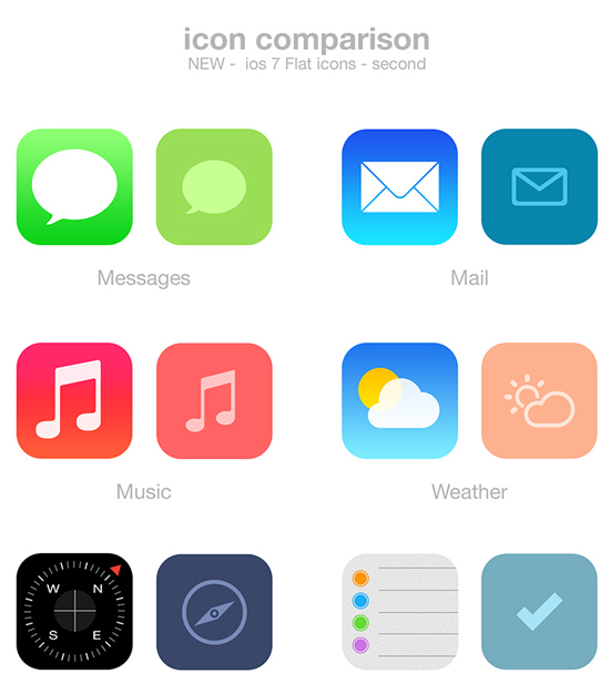 iOS 7 App Icon Design