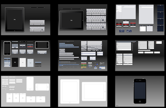 iPad App Design Template