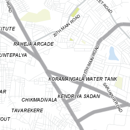 Koramangala Bangalore Map