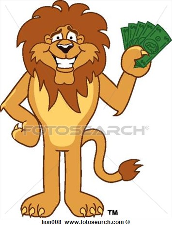 Lion Mascot Clip Art