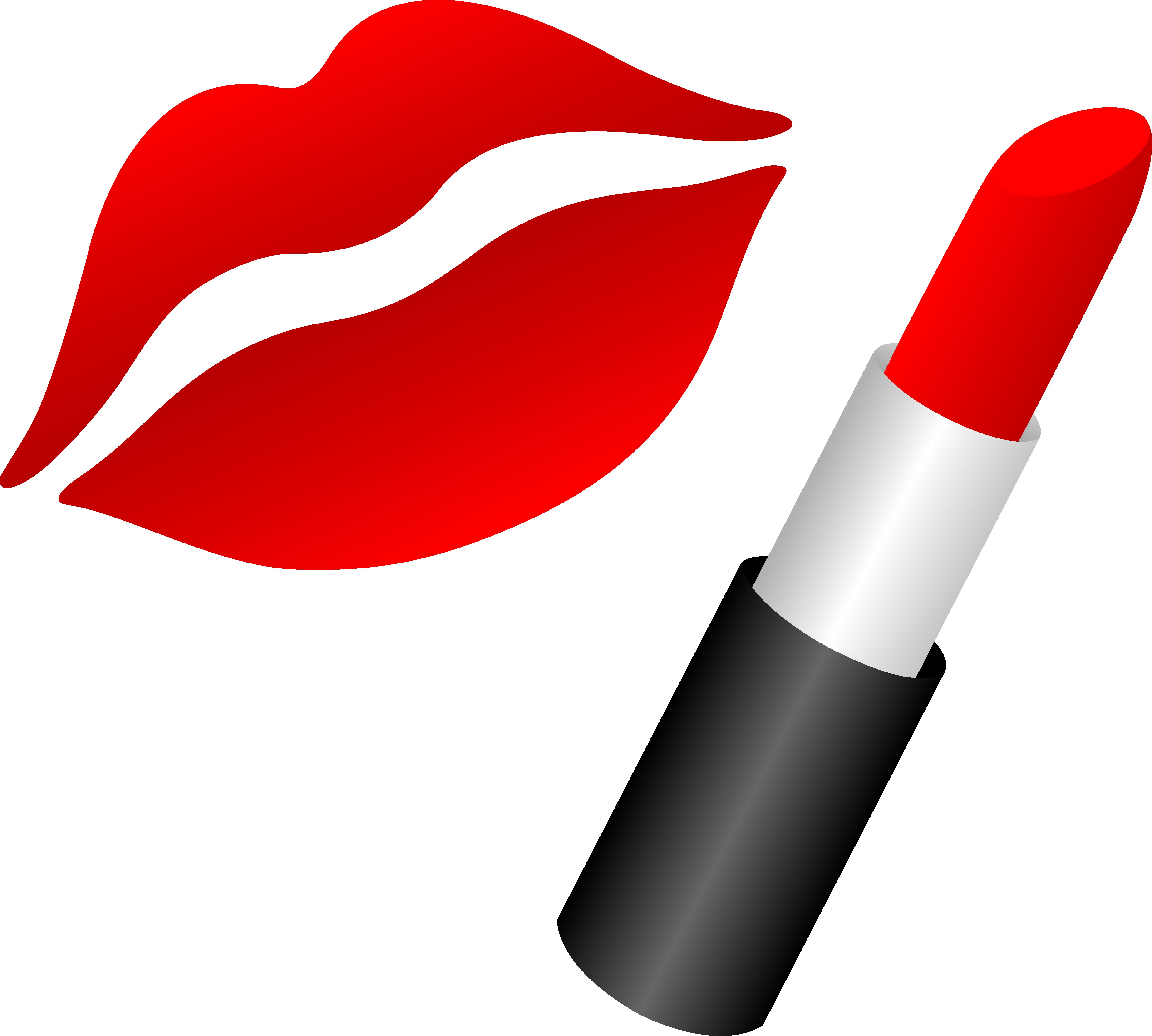 Lipstick and Lips Clip Art