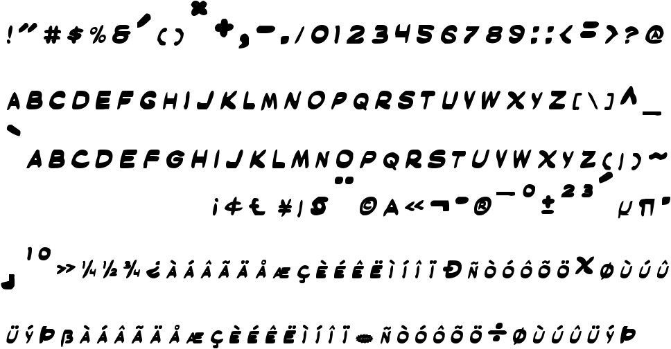 Marvel Comics Font