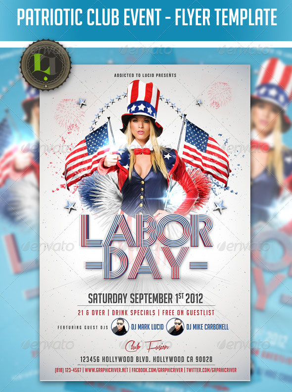 Memorial Day Flyer Template