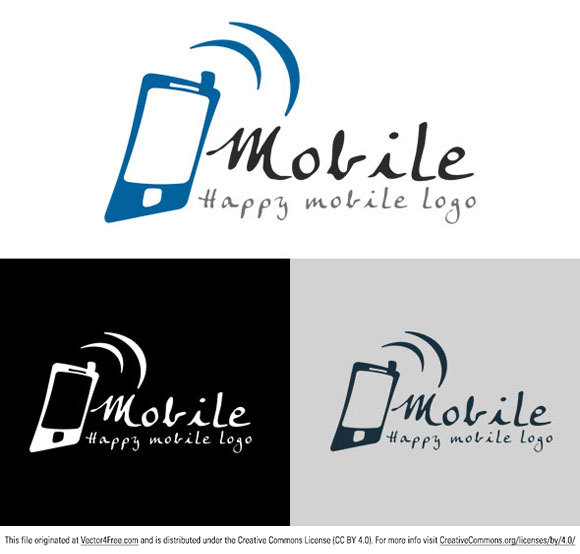 Mobile Phone Logo Vector