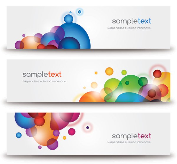 Modern Banner Vector Graphics