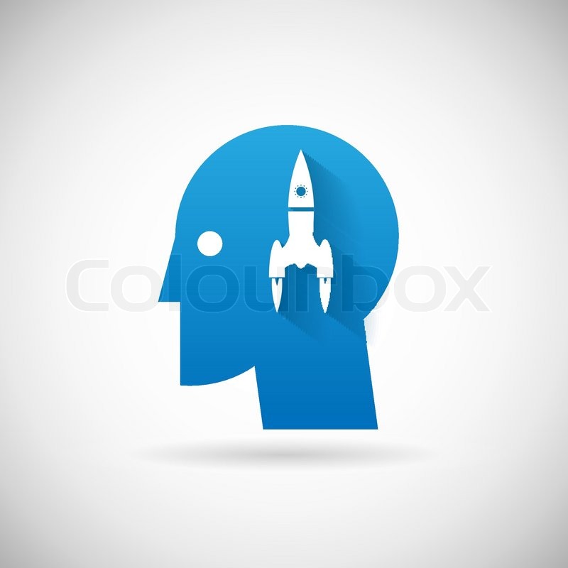 Modern Rocket Ship Icon Modern Rocket Ship Icon