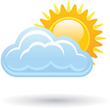 Mostly Sunny Weather Icon Mostly Sunny Weather Icon