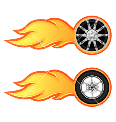 Motorcycle Wheel Vector