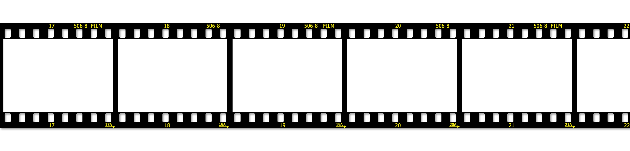 Movie Film Strip Template