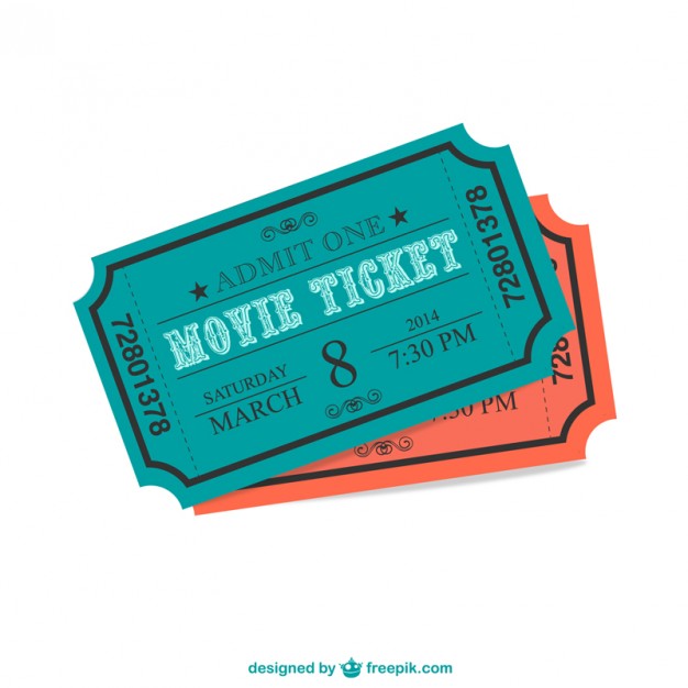 Movie Tickets Vector Free