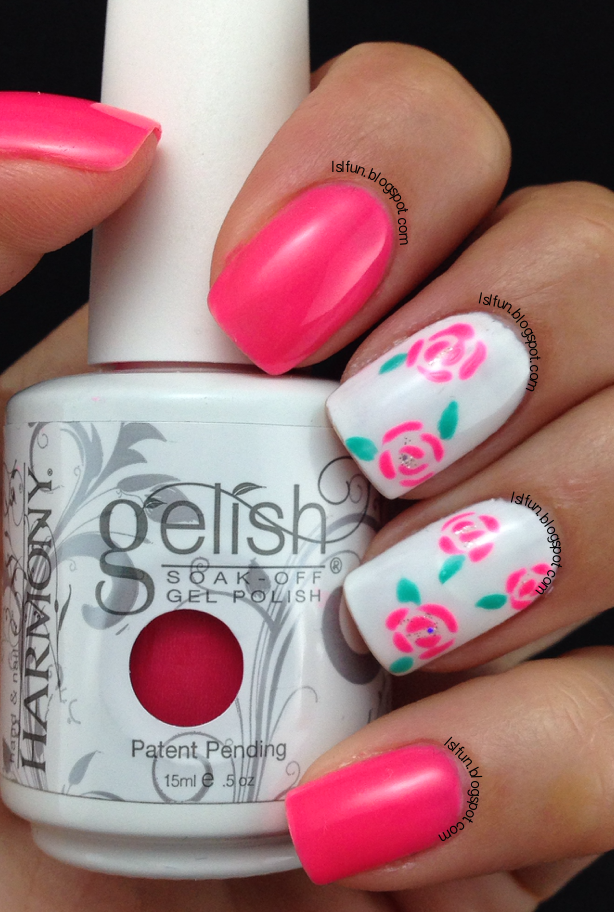 6 Rose Nail Art Design Images