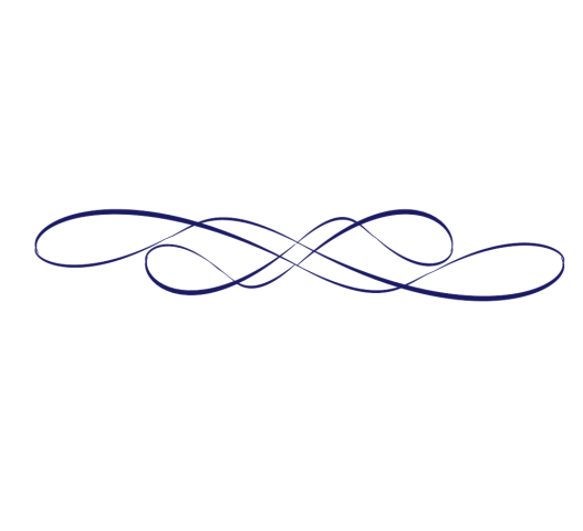 Navy Blue Swirl Design Clip Art