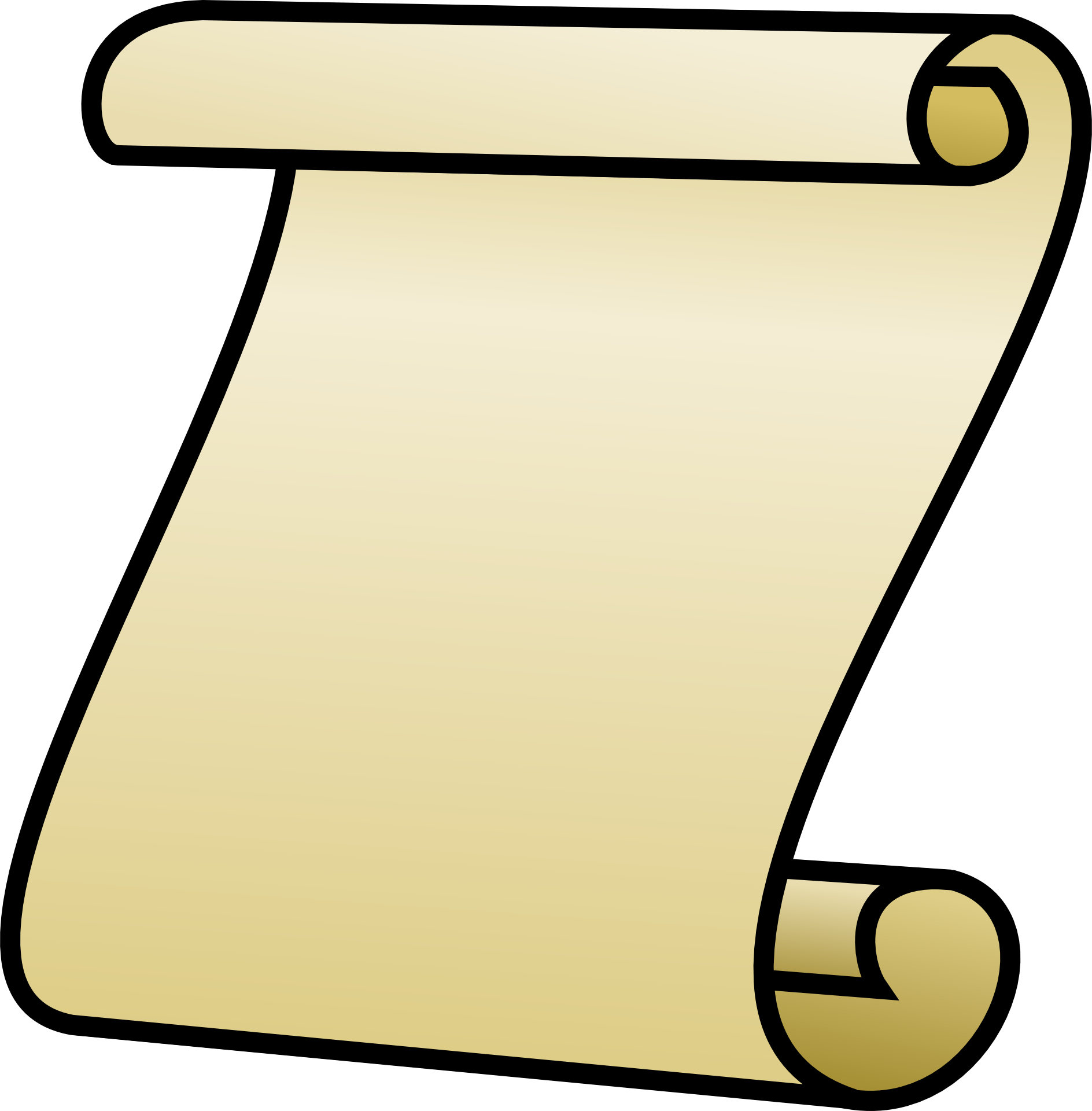 Paper Scroll Clip Art