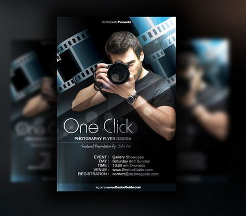 17 Photography Psd Poster Images