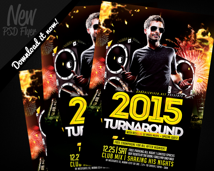 Photoshop DJ Flyer Template Photoshop DJ Flyer Template