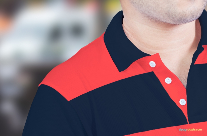 Polo Shirt Mockup PSD