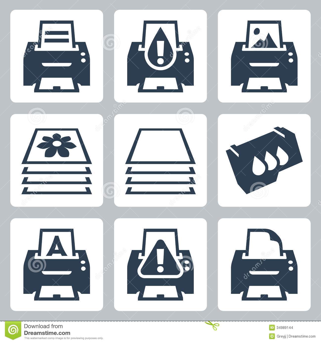 Printer Icon Vector