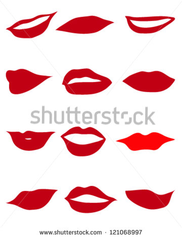 Red Lips Vector