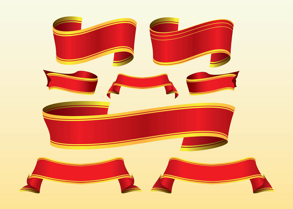 Red Ribbon Scroll Banner Clip Art Free Red Ribbon Scroll Banner Clip Art Free